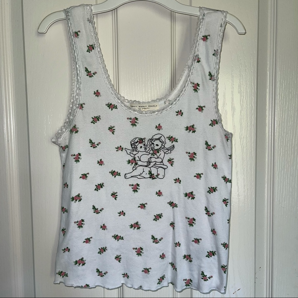 White Baby Angels Tank